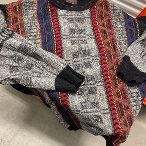 AFF Black and Gray Textured Jacket